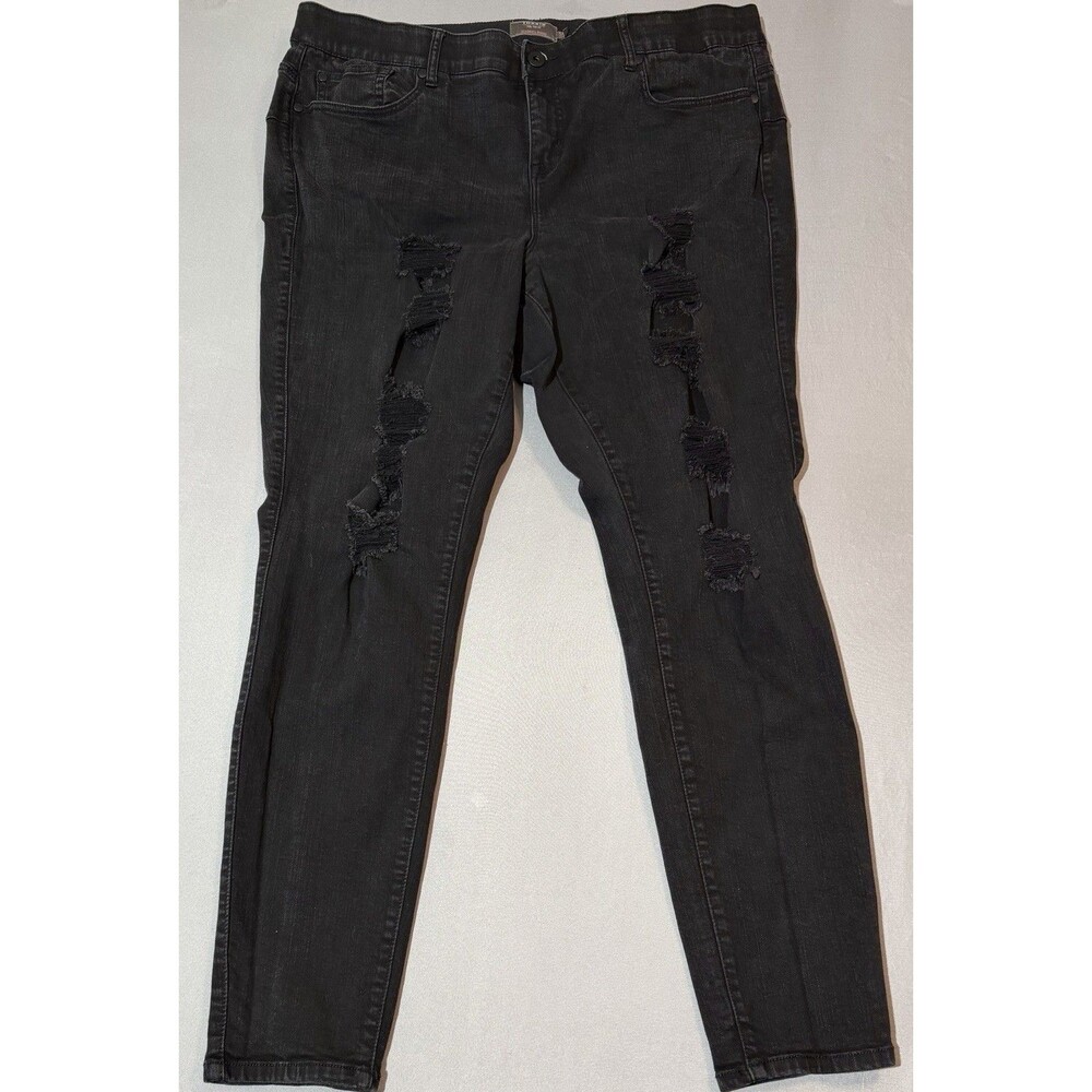 Torrid Bombshell Skinny Women’s 22XT Flex Waist Stretch Denim Black